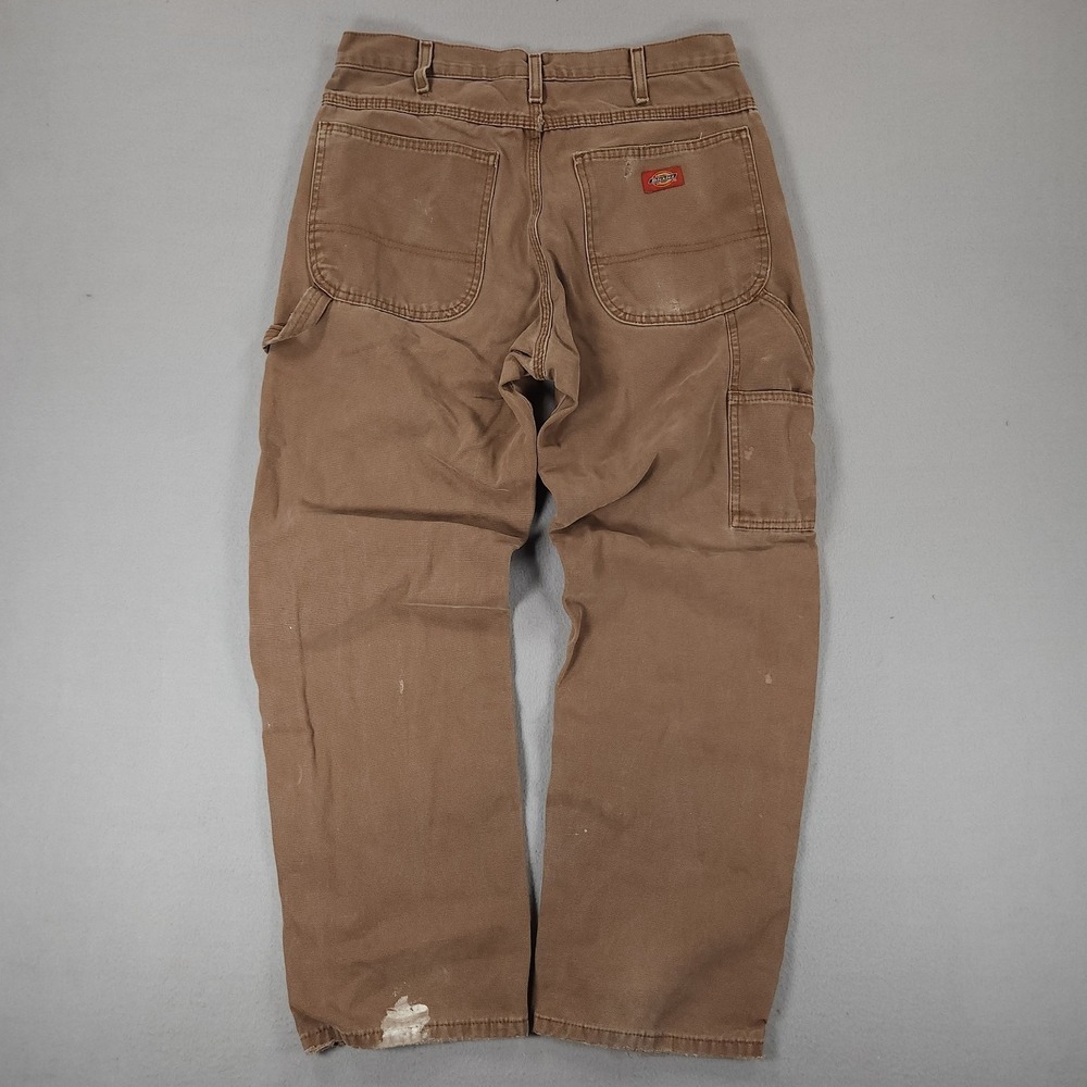 Vintage Dickies Distressed Paint Splatter Carpenter Pants Mens 32x30 Baggy Y2K